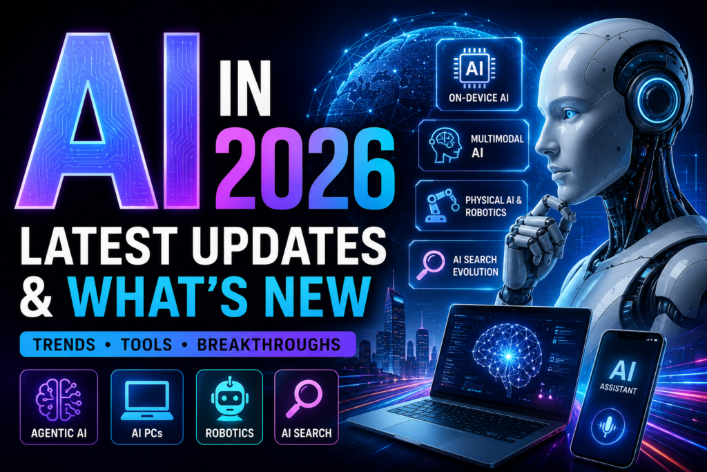 AI in 2026: Latest Updates, Trends, and What’s New in Artificial Intelligence